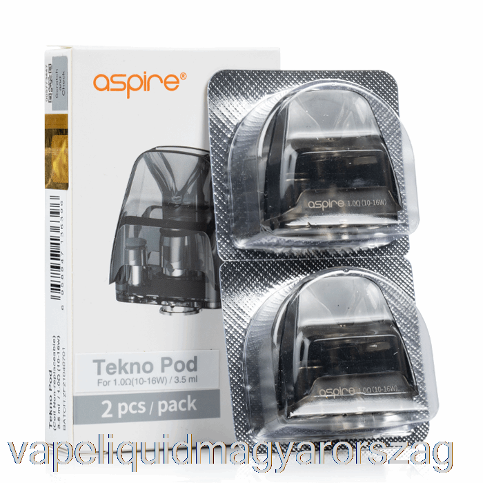 Aspire Tekno Cseretok [nem Cserélhető Tekercs] 3,5 Ml Tekno Pod - 1,0 Ohmos Vape Toll